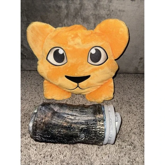 Disney Mufasa The Lion King Blanket & Pillow Set New Cinema‎ Exclusive - Picture 3 of 6